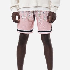 John Elliott Kabuki Coral Game Shorts